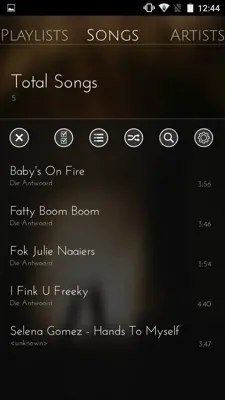 Ankit Music Player android App screenshot 1